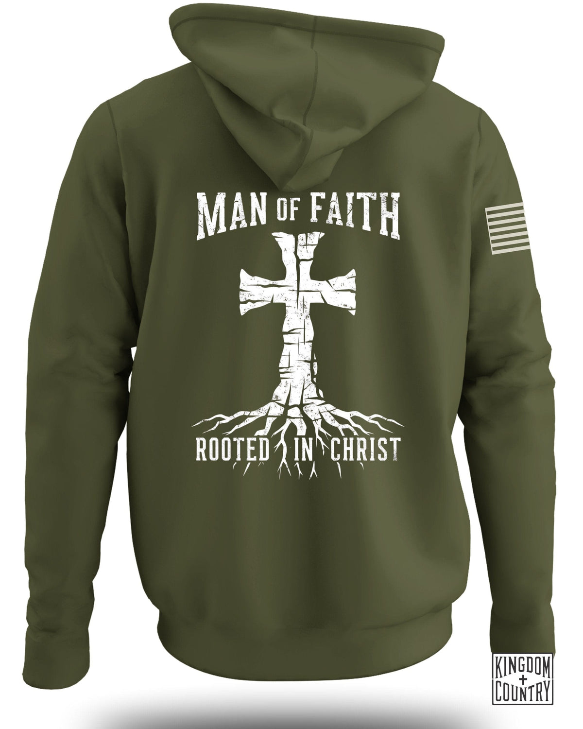 Man of Faith Rooted In Christ Hoodie