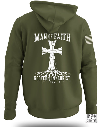 Man of Faith Rooted In Christ Hoodie
