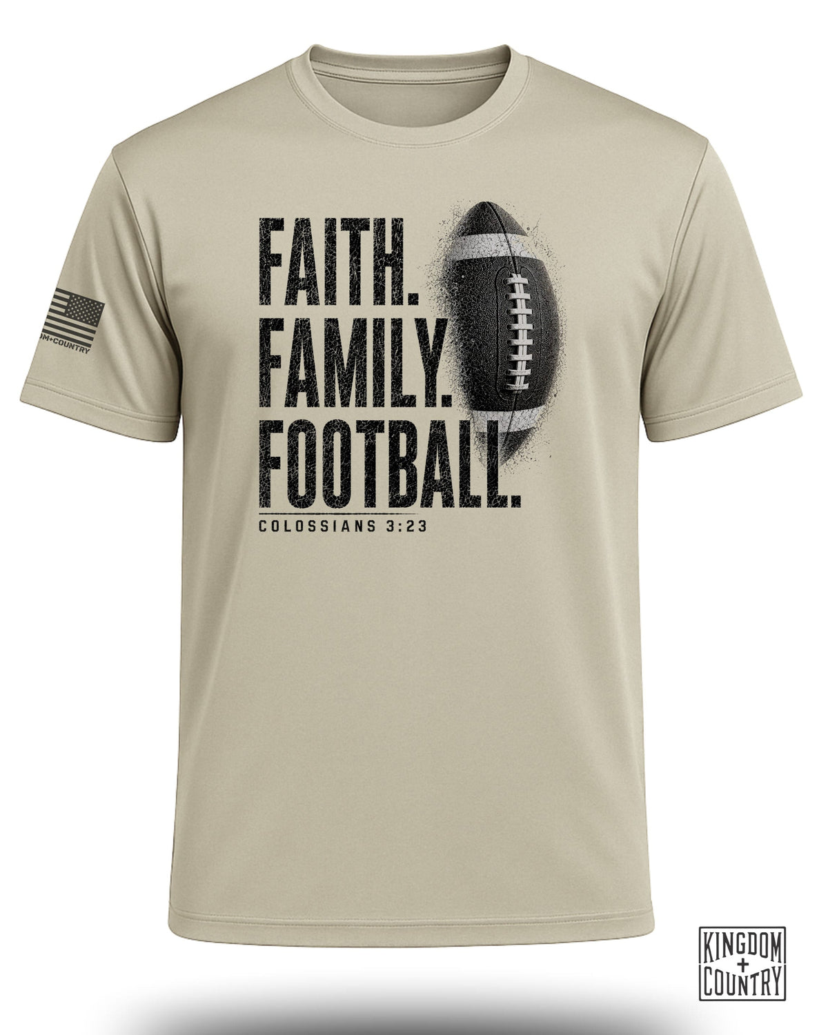 Faith Family Football Performance Shirt