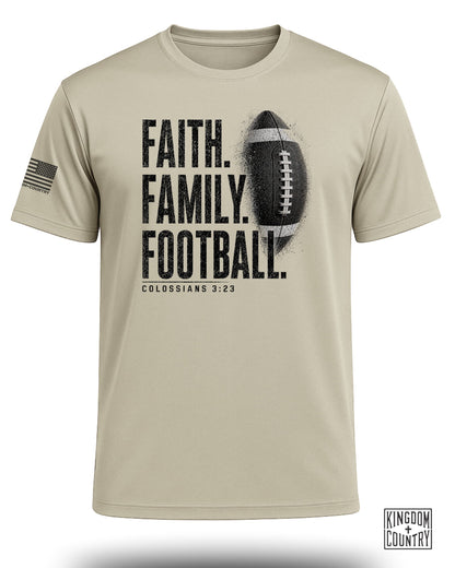 Faith Family Football Performance Shirt