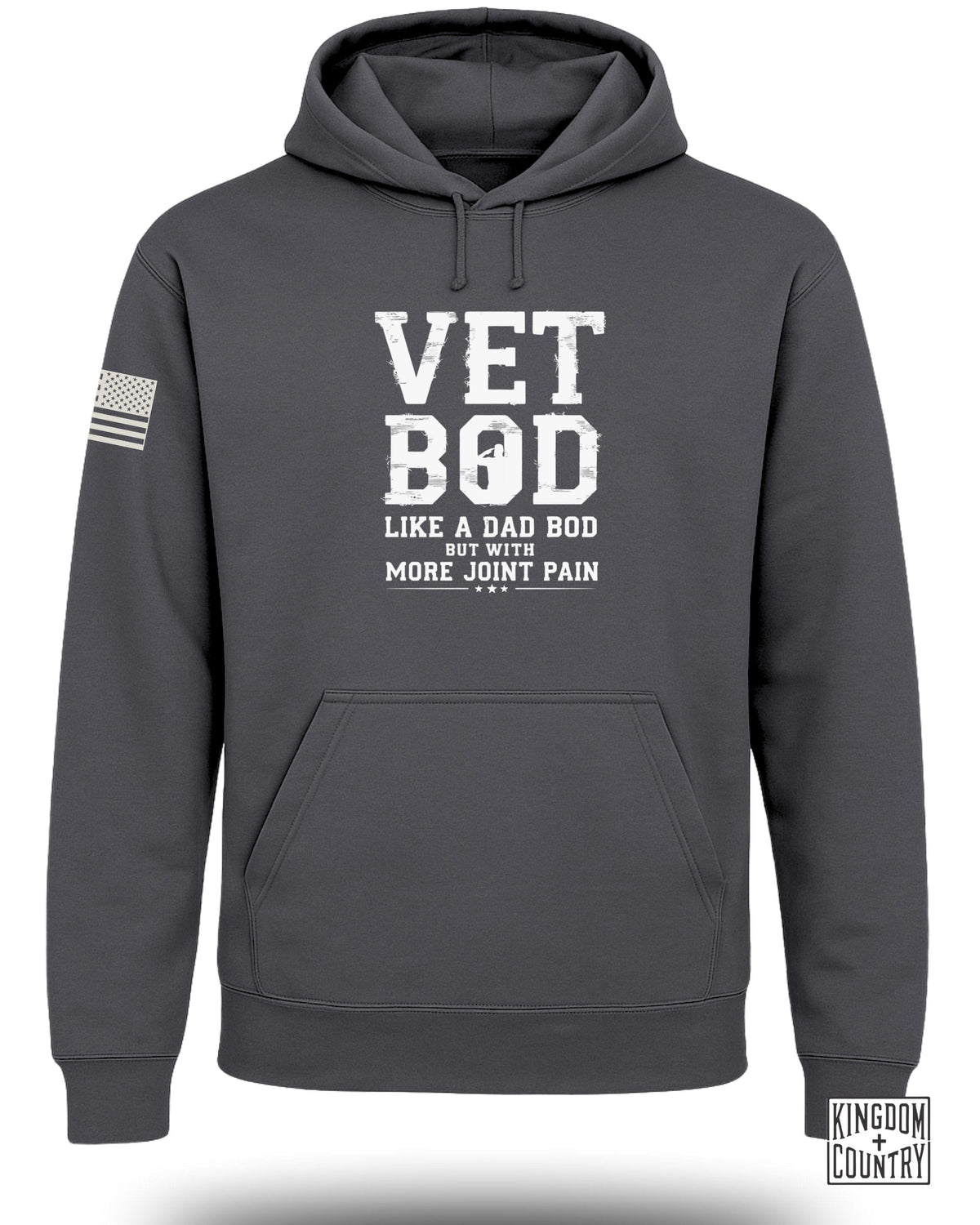 Vet Bod Like Dad Bod Hoodie (Front)