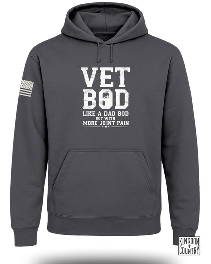 Vet Bod Like Dad Bod Hoodie (Front)