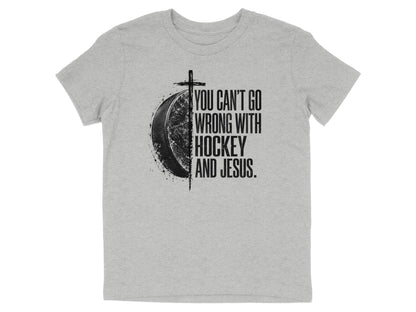 Hockey And Jesus Youth T-Shirt