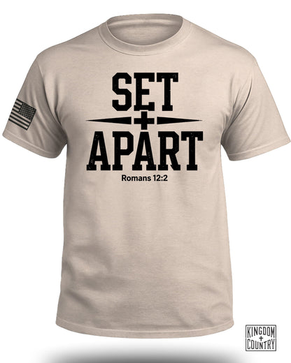Set Apart Romans 12:2 T-Shirt