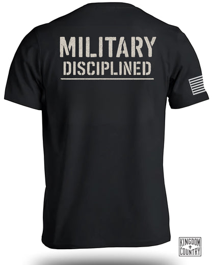Military Disciplined Graphic T-Shirt