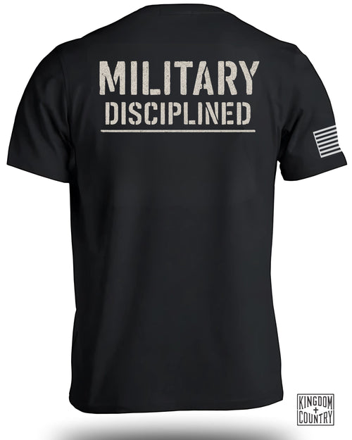 Military Disciplined Graphic T-Shirt
