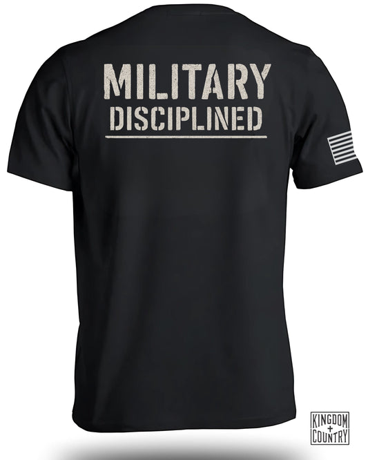 Military Disciplined Graphic T-Shirt