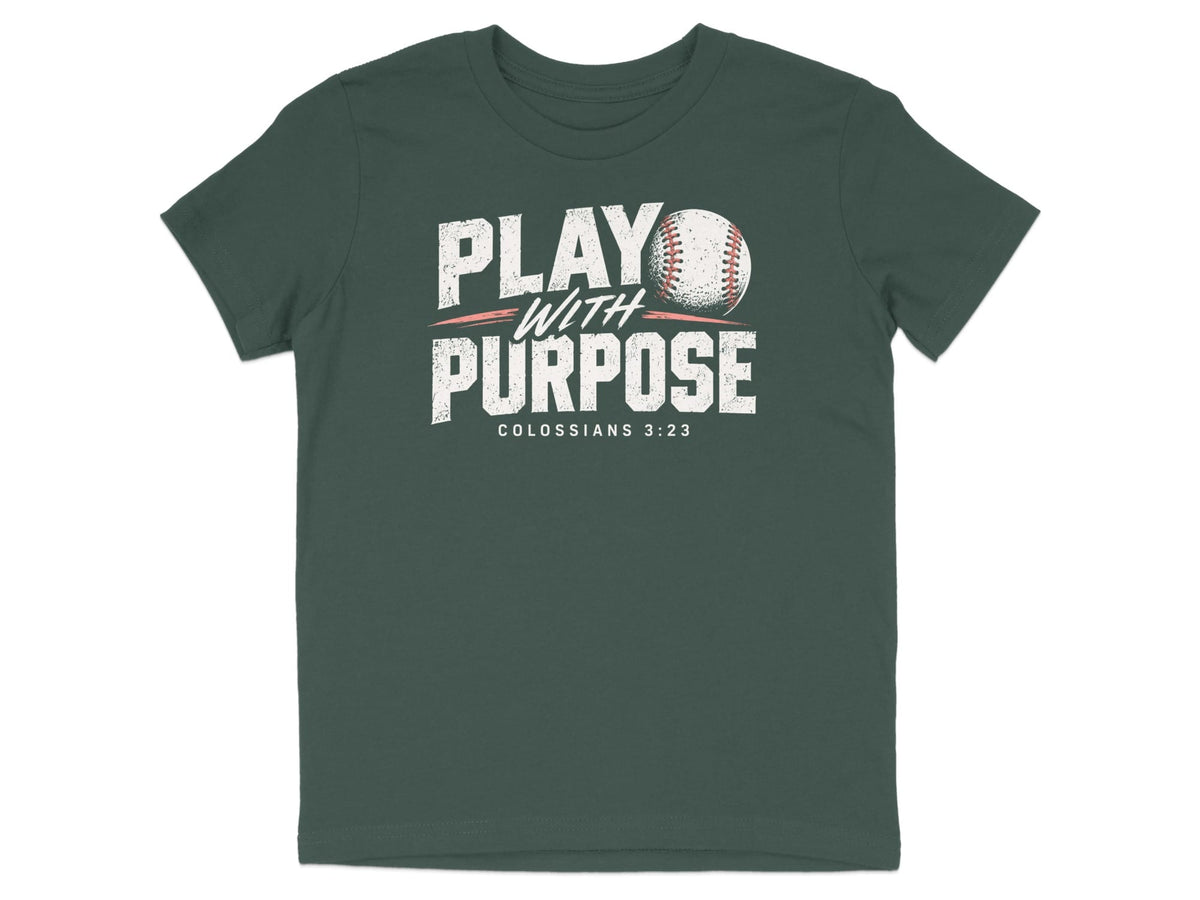 Play With Purpose Baseball Youth T-Shirt