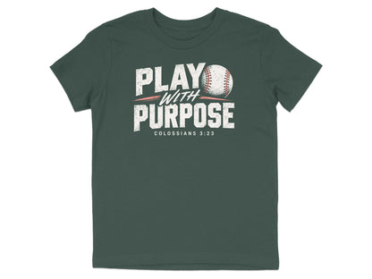 Play With Purpose Baseball Youth T-Shirt