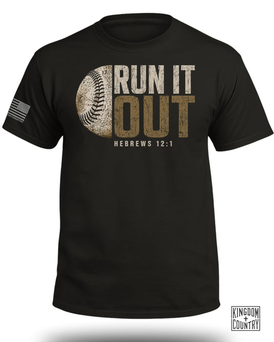 Run It Out Baseball T-Shirt