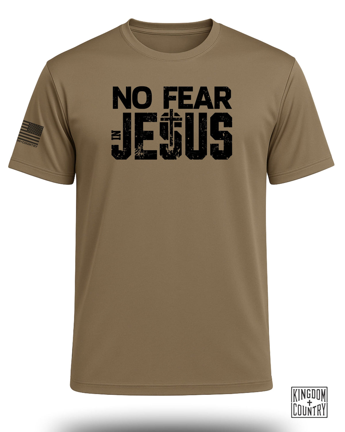 No Fear In Jesus Bold Performance Shirt