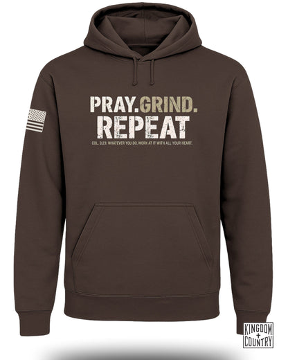 Pray Grind Repeat Hoodie