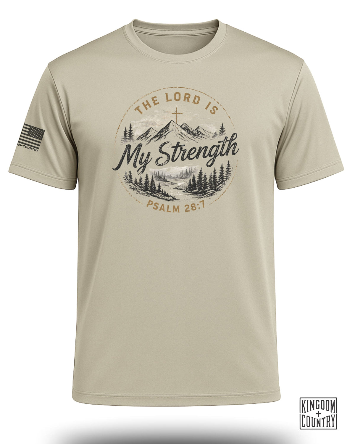 Lord Is My Strength Mountain Performance Shirt