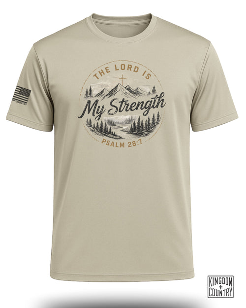 Lord Is My Strength Mountain Performance Shirt