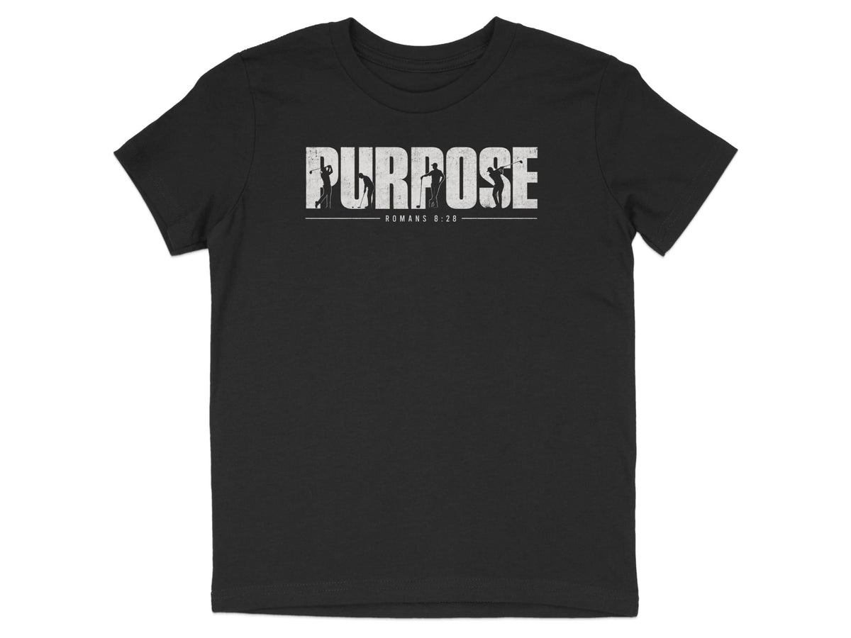 Romans 8:28 Golf Youth T-Shirt