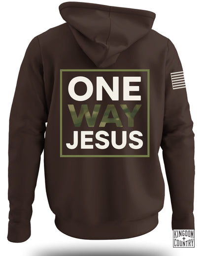 One Way Jesus Camo Hoodie
