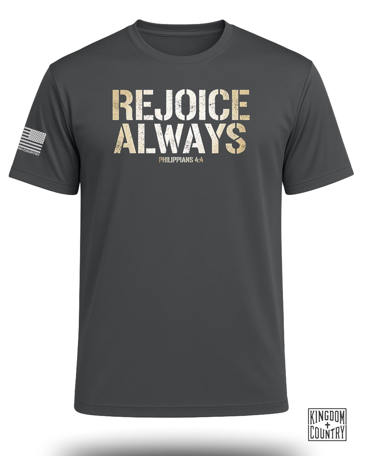 Rejoice Always Faith Performance Shirt