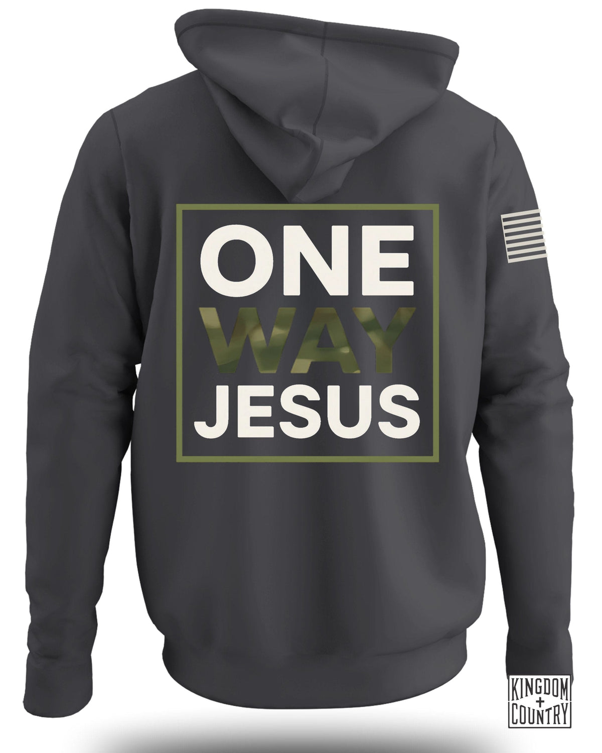 One Way Jesus Camo Hoodie