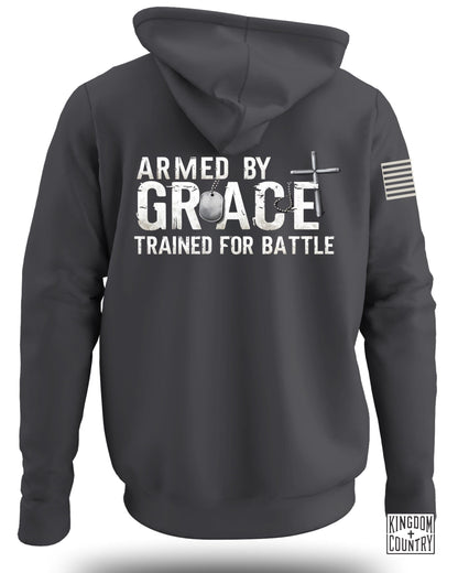 Armed By Grace Trained For Battle Hoodie