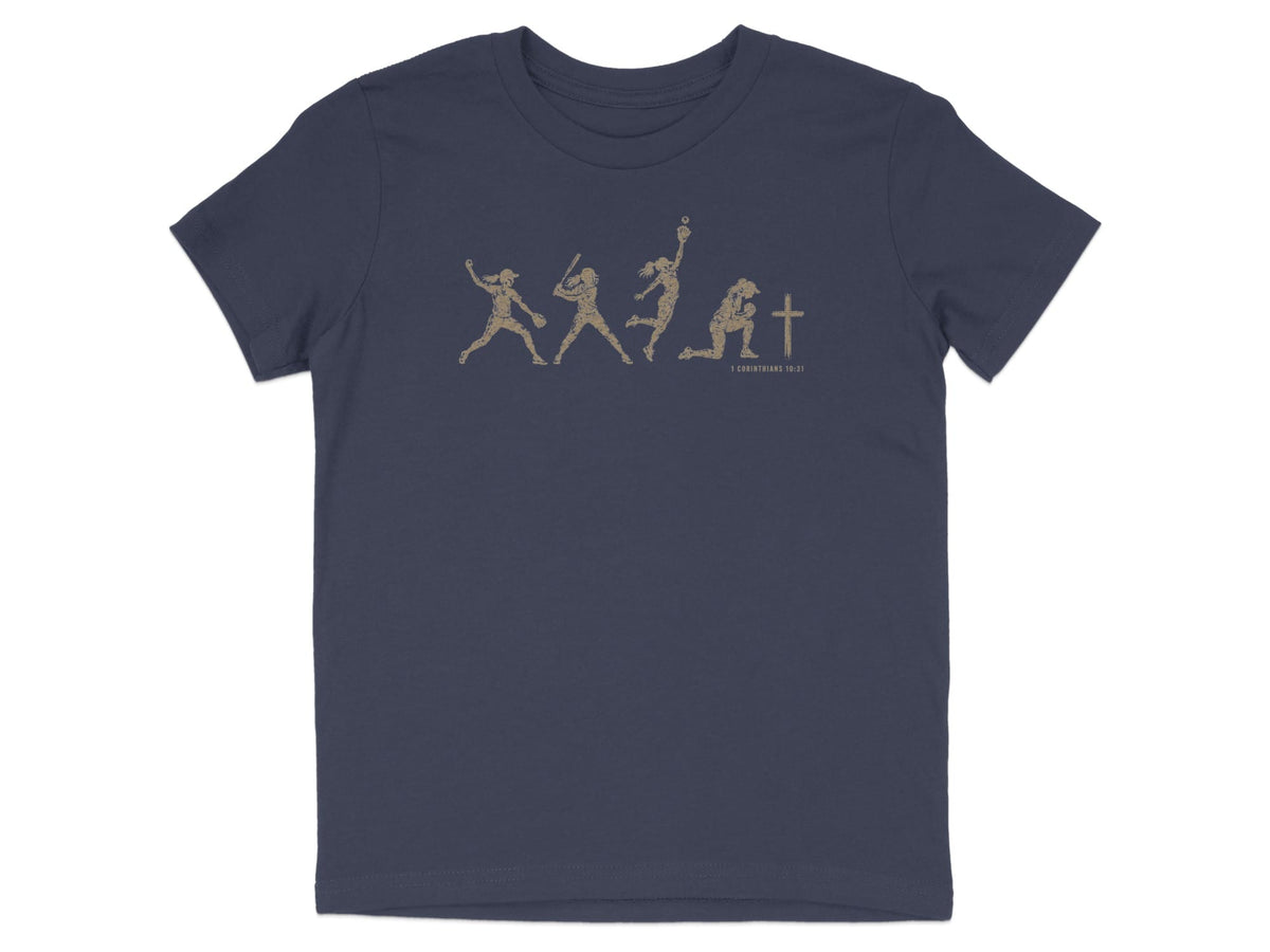 Softball Faith Journey Youth T-Shirt