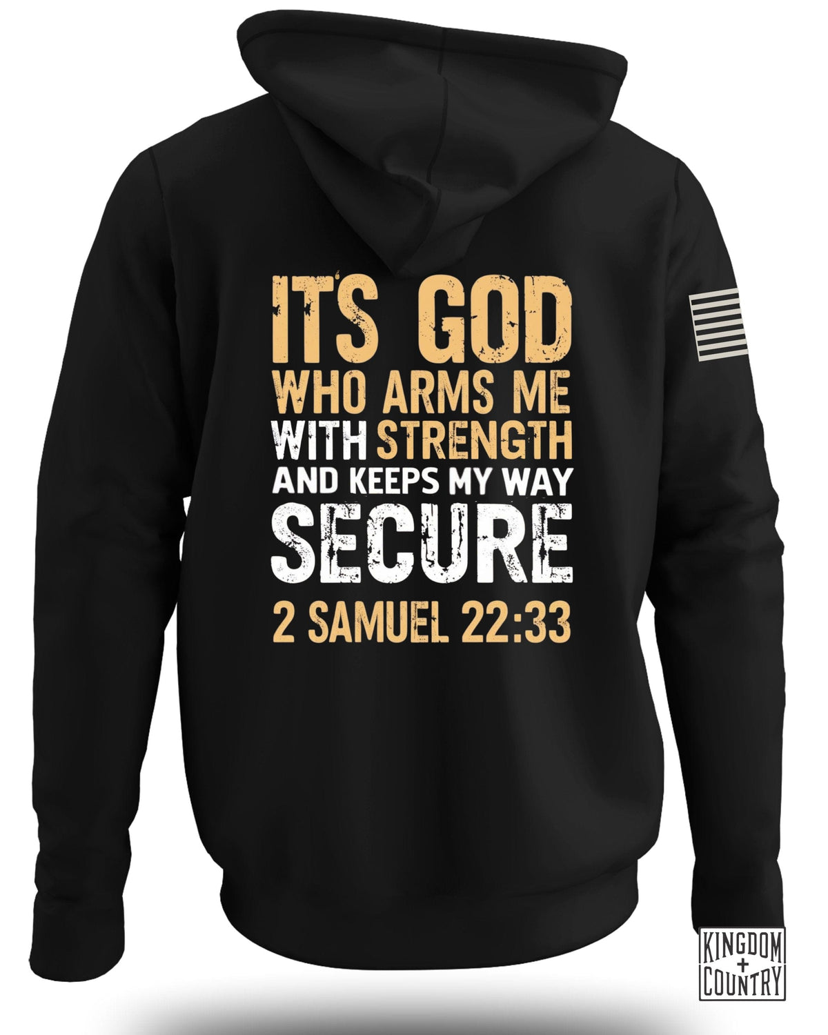 It's God Who Arms Me Hoodie