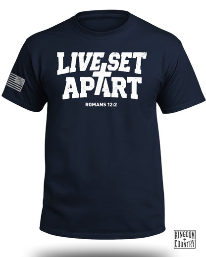 Live Set Apart Romans 12:2 T-Shirt