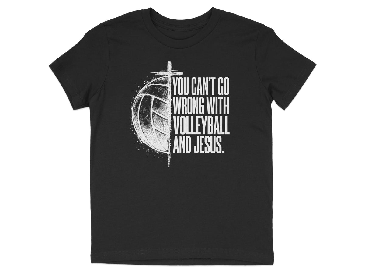 Volleyball And Jesus Youth T-Shirt
